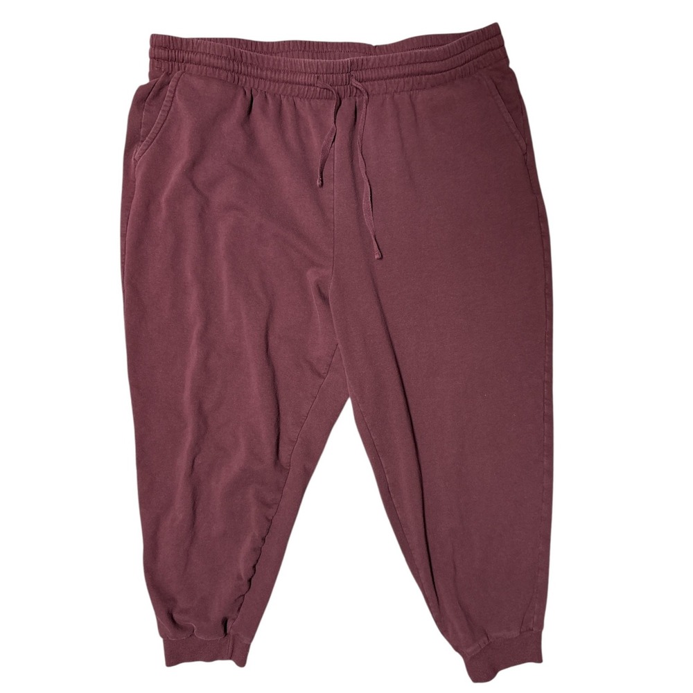 Torrid Super Soft Fleece Joggers Burgundy Plus Size 3 - Picture 1 of 6